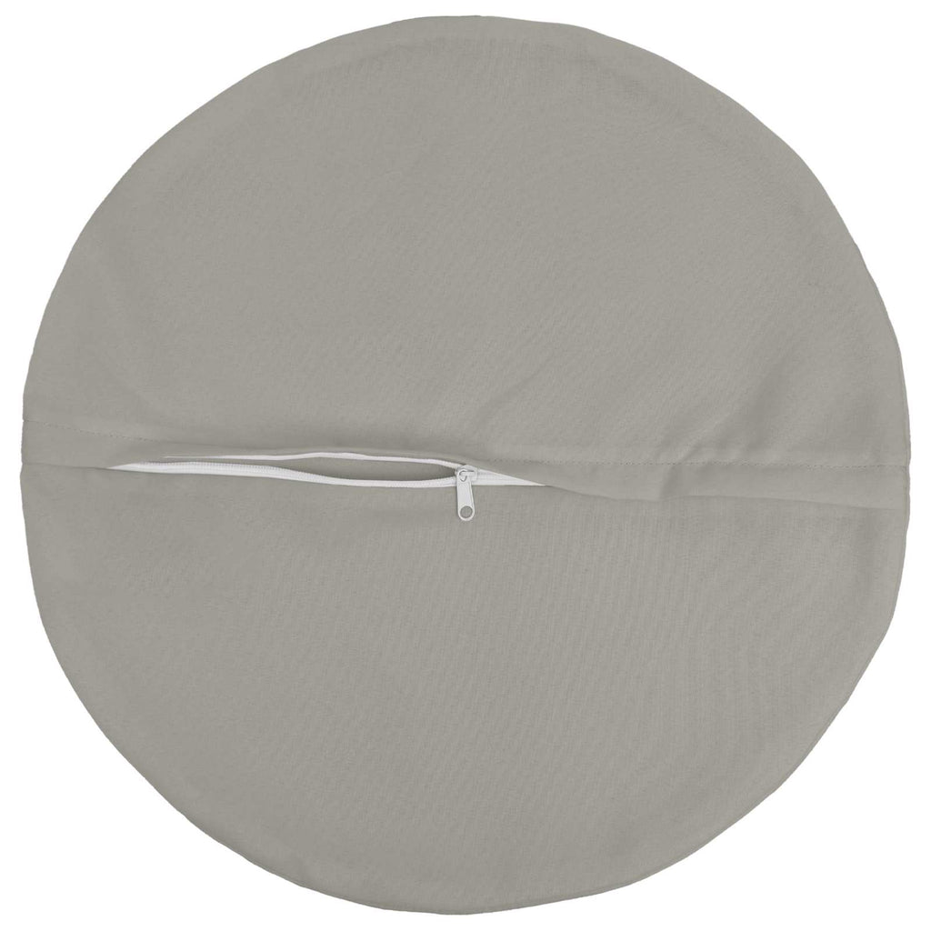vidaXL Poszewka na poduszkę 2 pcs HEERLEN Szary Ø 40 cm Poliester