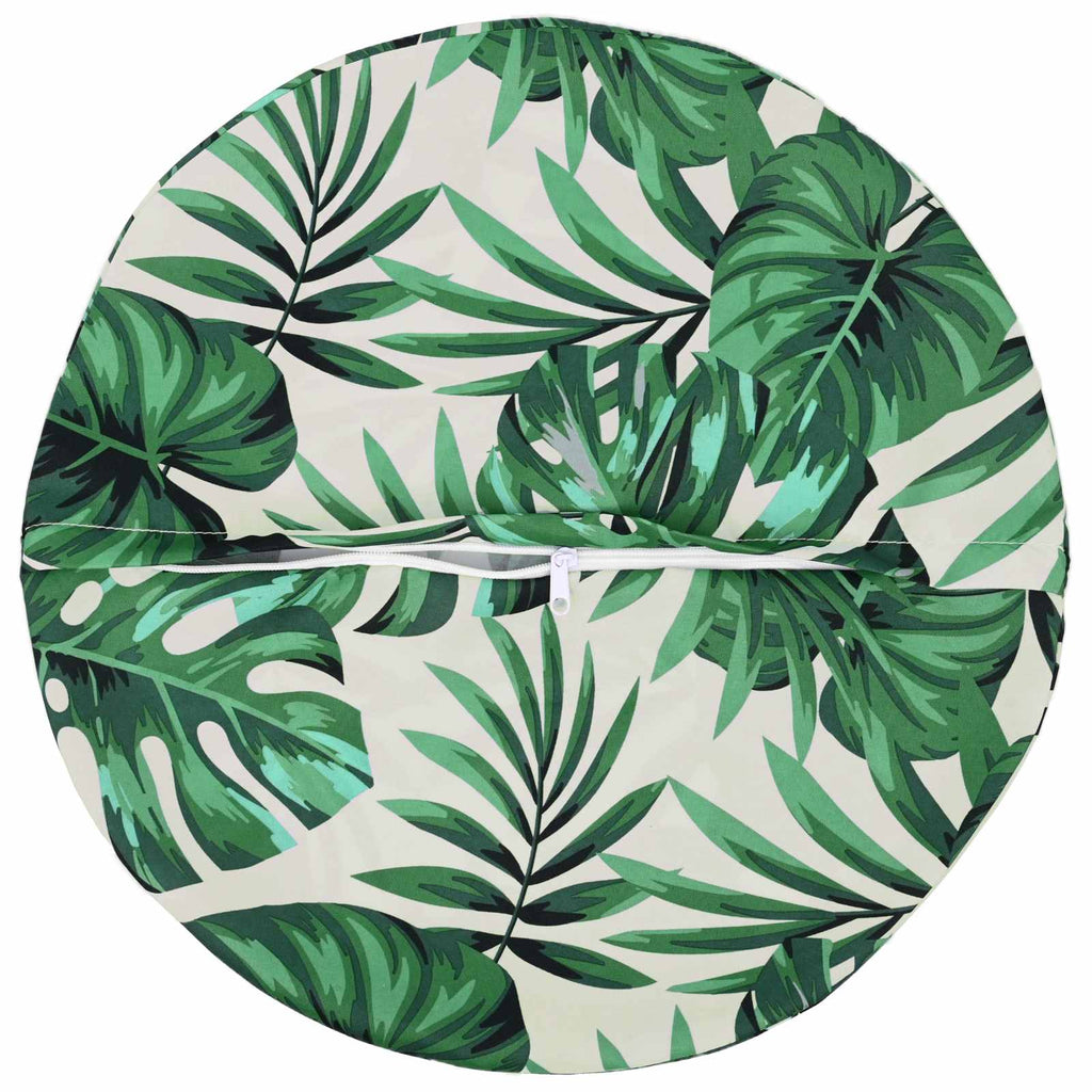 vidaXL Poszewka na poduszkę 6 pcs HEERLEN motyw liści Ø 40 cm