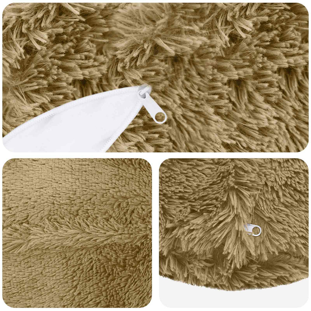 vidaXL Poszewka na poduszkę 2 pcs HEERLEN Jasnozielony Ø 40 cm