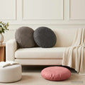 vidaXL Poduszka z poduszką HEERLEN 6 szt. ciemnoszary Welur