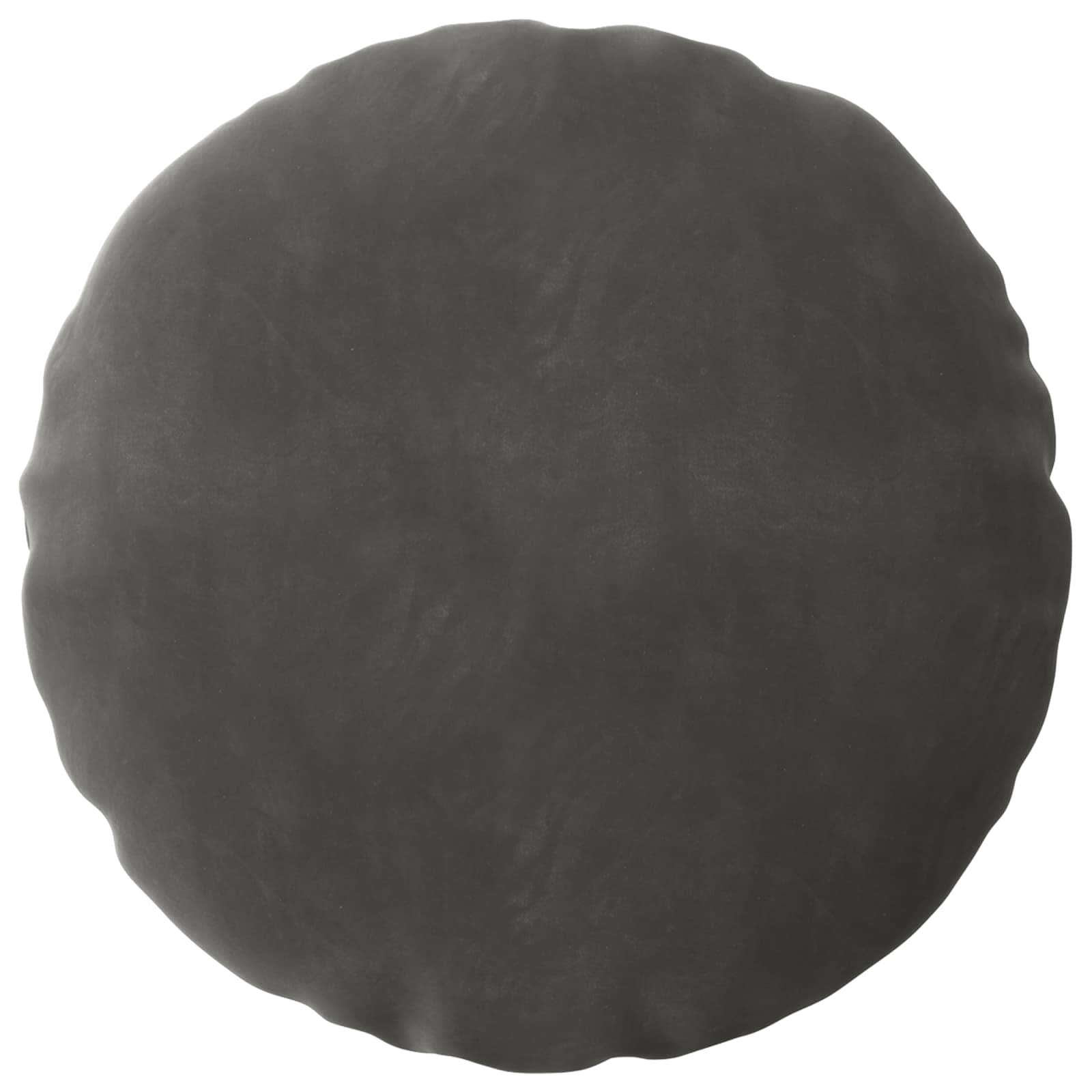vidaXL Poszewka na poduszkę 2 pcs HEERLEN ciemnoszary Ø 50 cm Welur