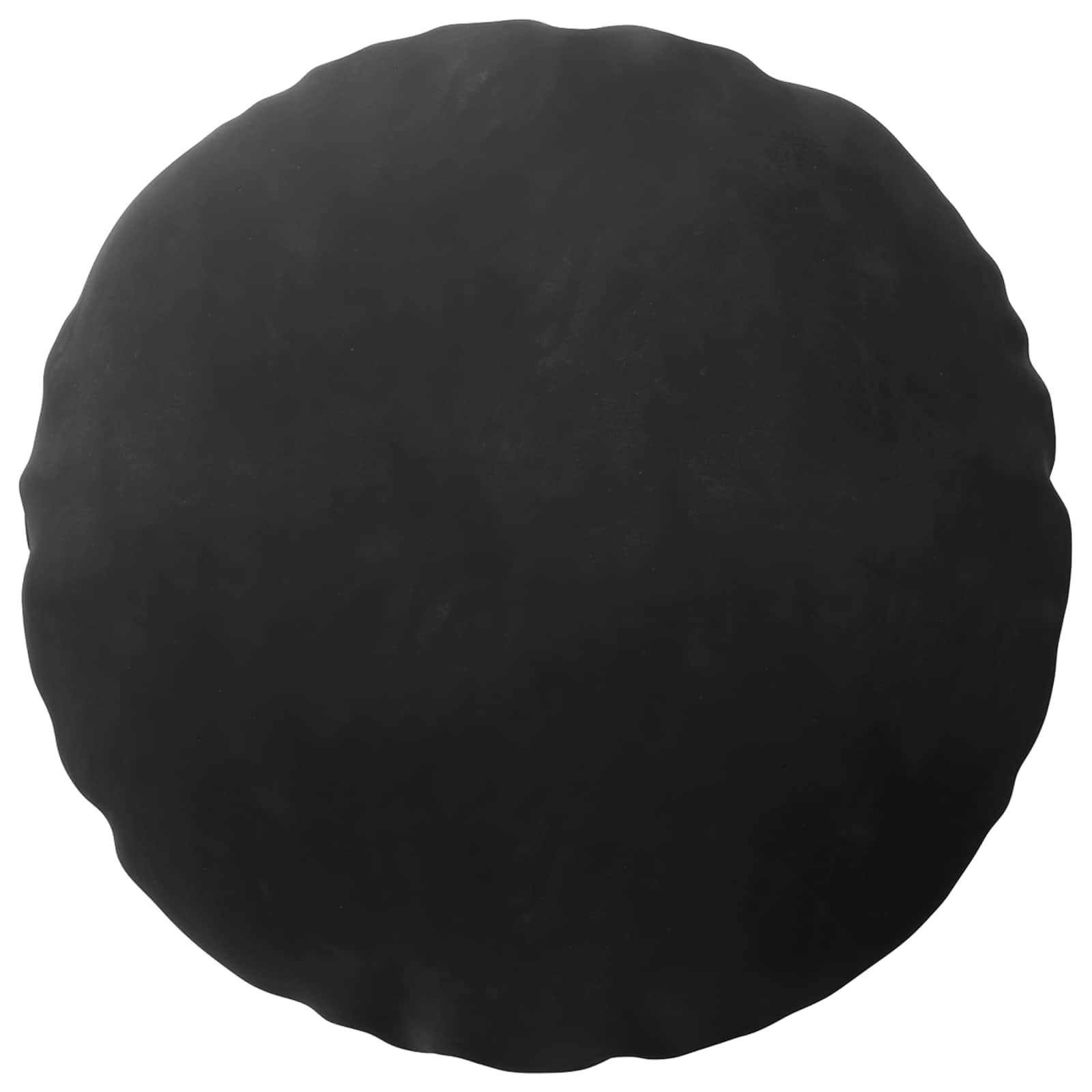 vidaXL Poszewka na poduszkę 2 pcs HEERLEN Czarny Ø 50 cm Welur