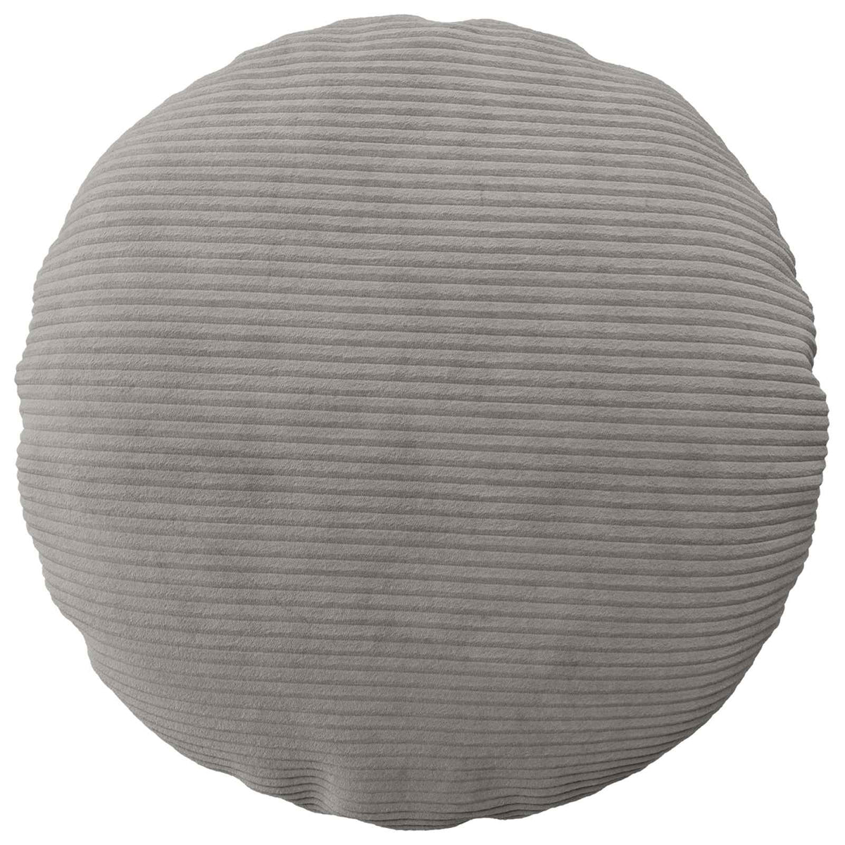 vidaXL Poszewka na poduszkę 2 pcs HEERLEN jasnoszary Ø 50 cm sztruks