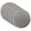 vidaXL Poszewka na poduszkę 6 pcs HEERLEN jasnoszary Ø 50 cm sztruks