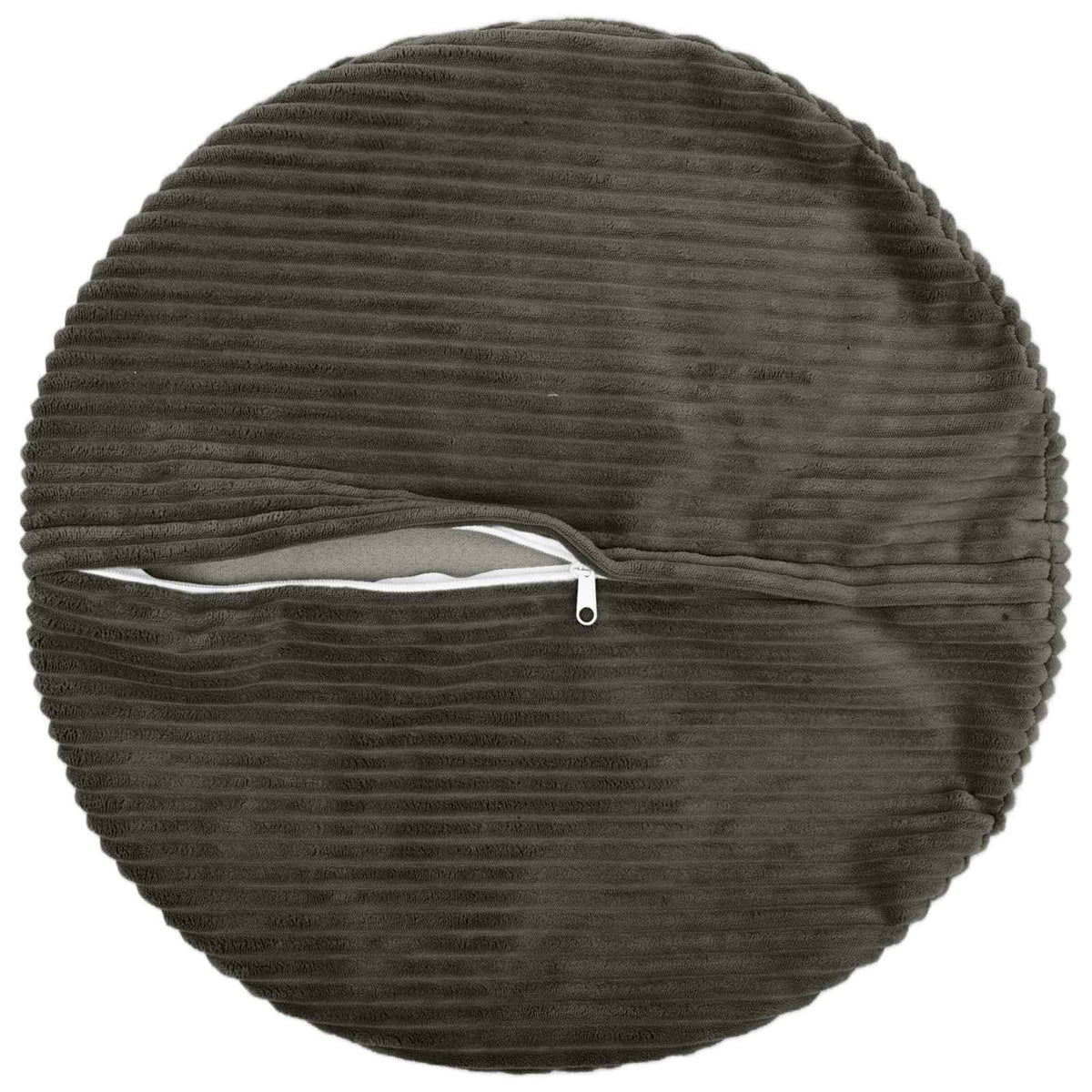 vidaXL Poszewka na poduszkę 6 pcs HEERLEN antracytowy Ø 50 cm sztruks