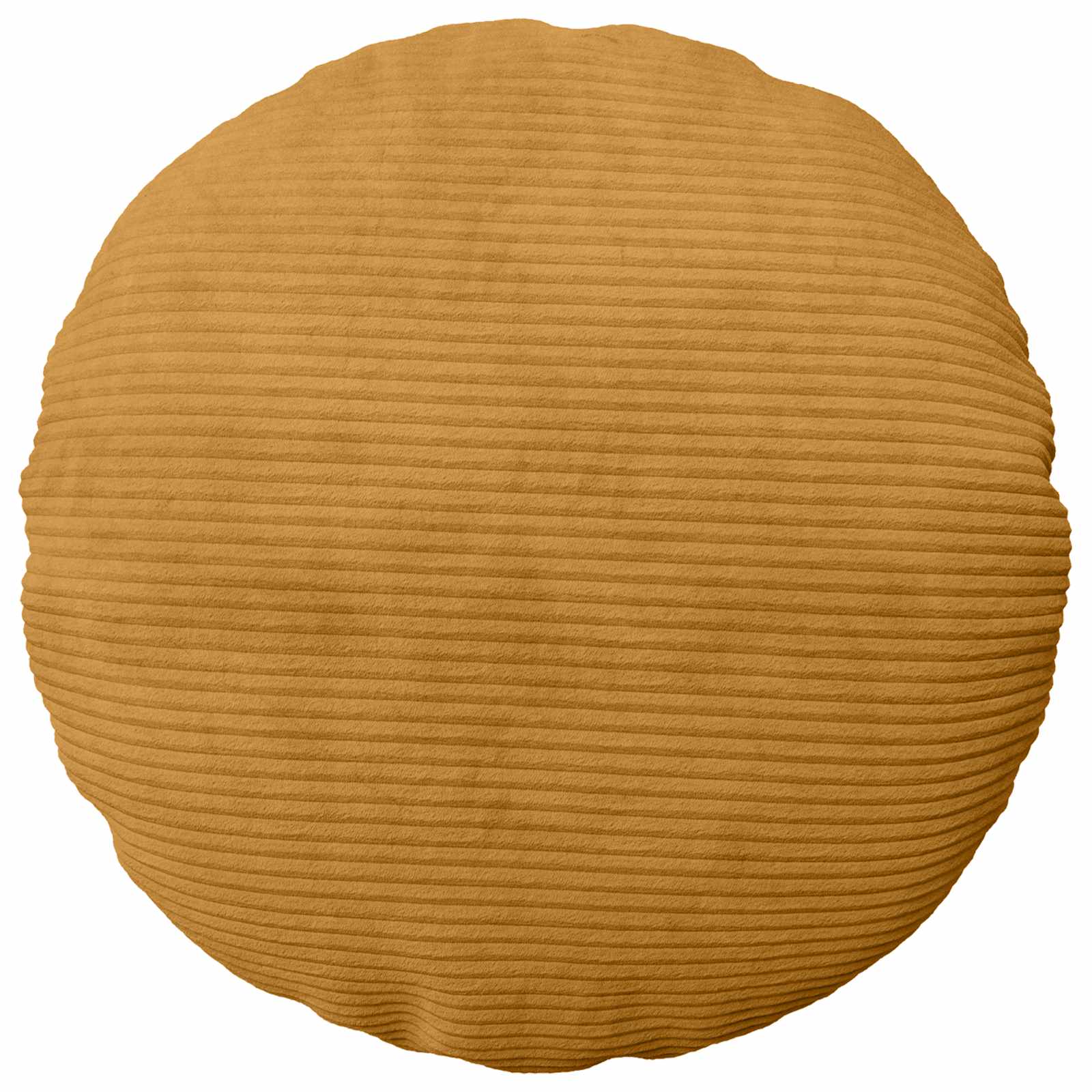 vidaXL Poszewka na poduszkę 2 pcs HEERLEN żółty Ø 50 cm sztruks