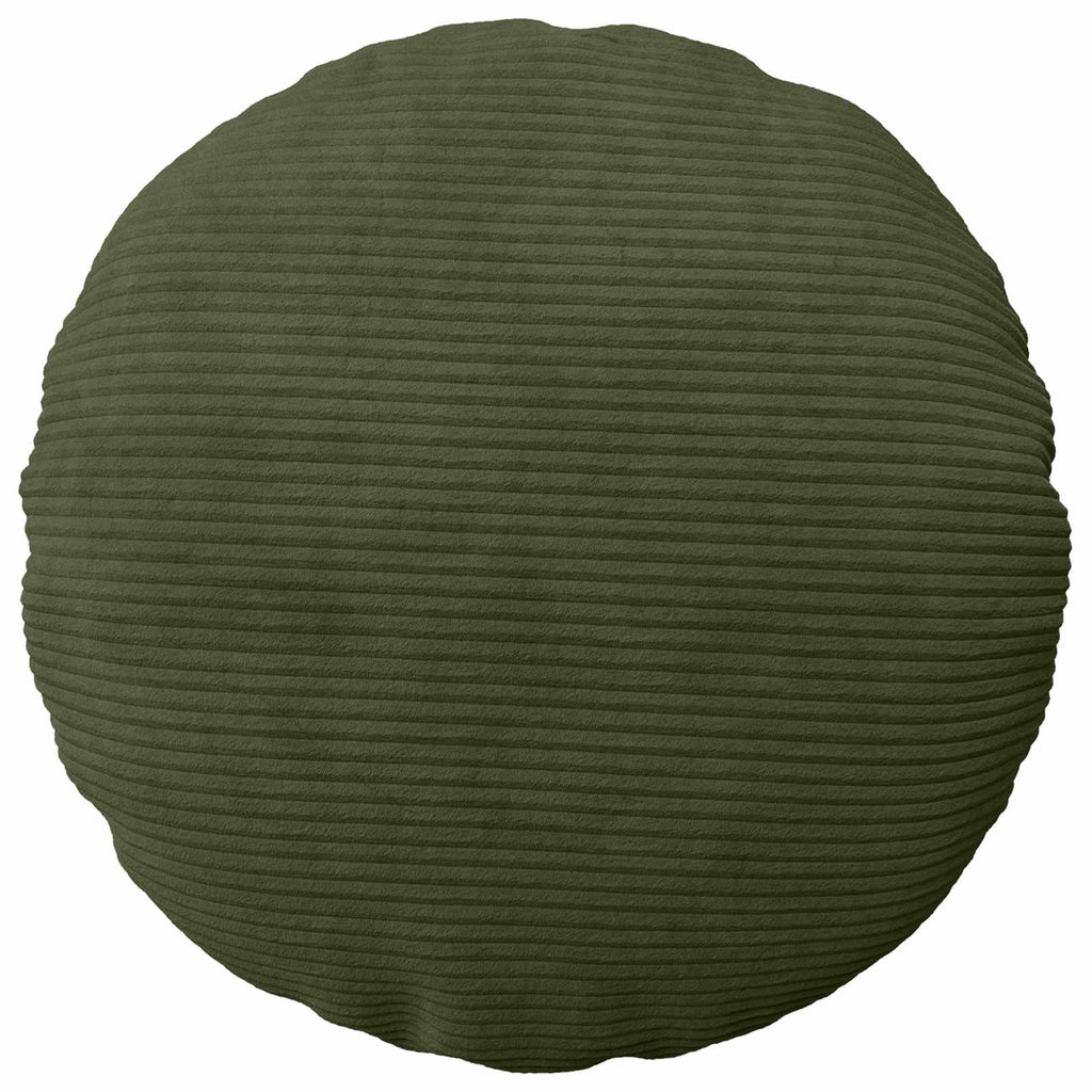 vidaXL Poszewka na poduszkę 2 pcs HEERLEN zielony Ø 50 cm sztruks