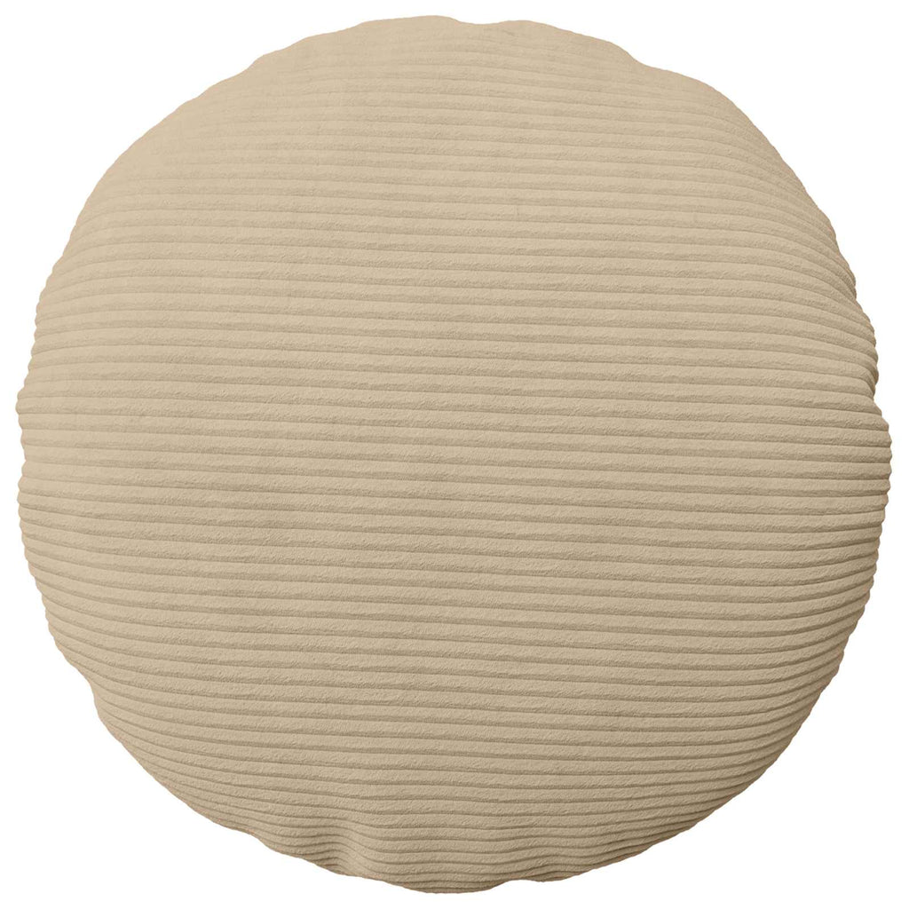 vidaXL Poszewka na poduszkę 2 pcs HEERLEN Ciemnoszary Ø 50 cm sztruks
