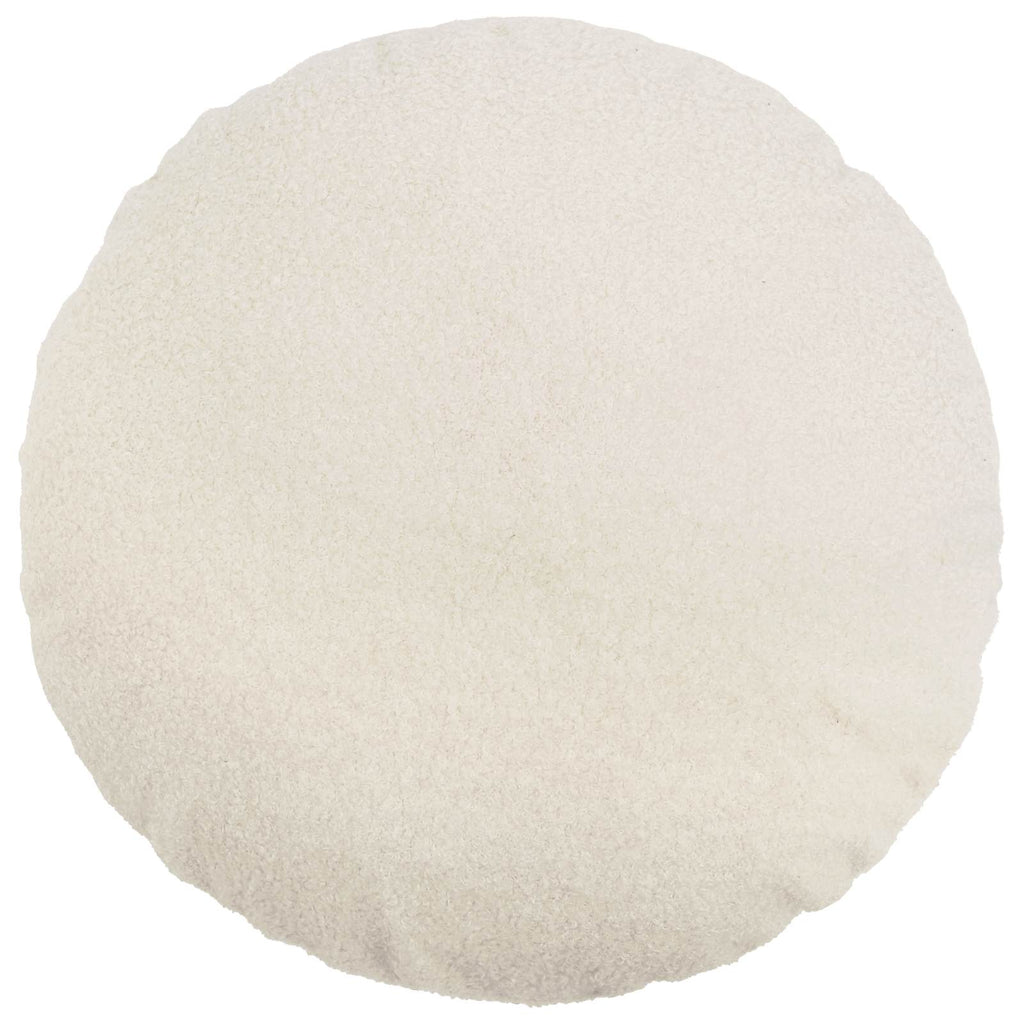 vidaXL Poszewka na poduszkę 6 pcs HEERLEN kremowy Ø 50 cm Bouclé