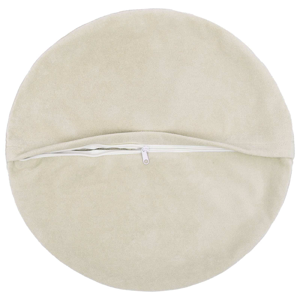 vidaXL Poszewka na poduszkę 2 pcs HEERLEN kremowy Ø 50 cm