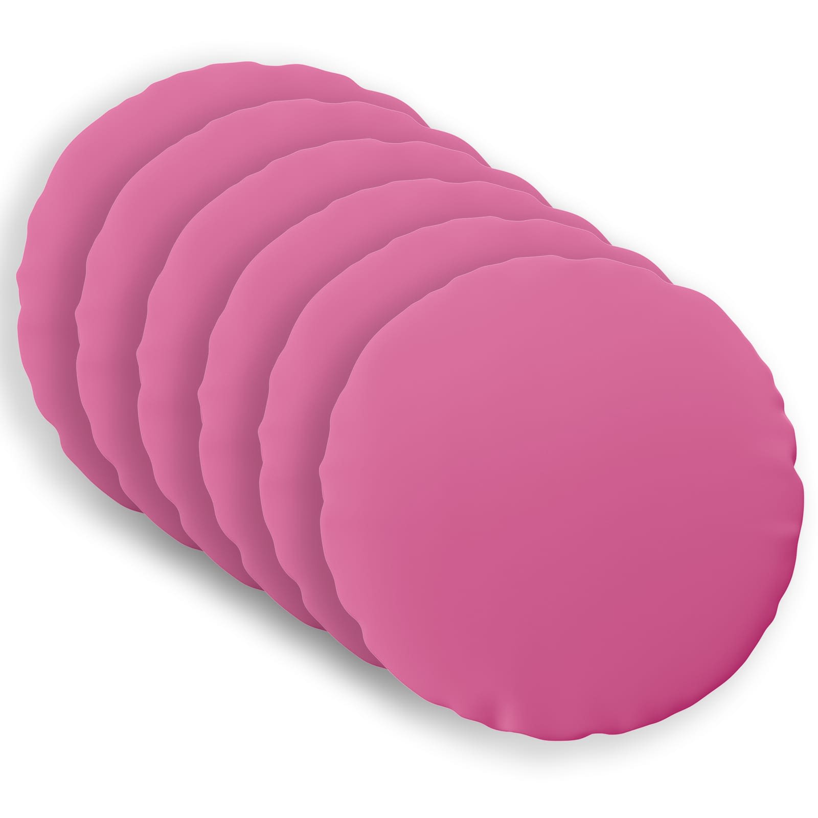 vidaXL Poszewka na poduszkę 6 pcs HEERLEN różowy Ø 50 cm Poliester