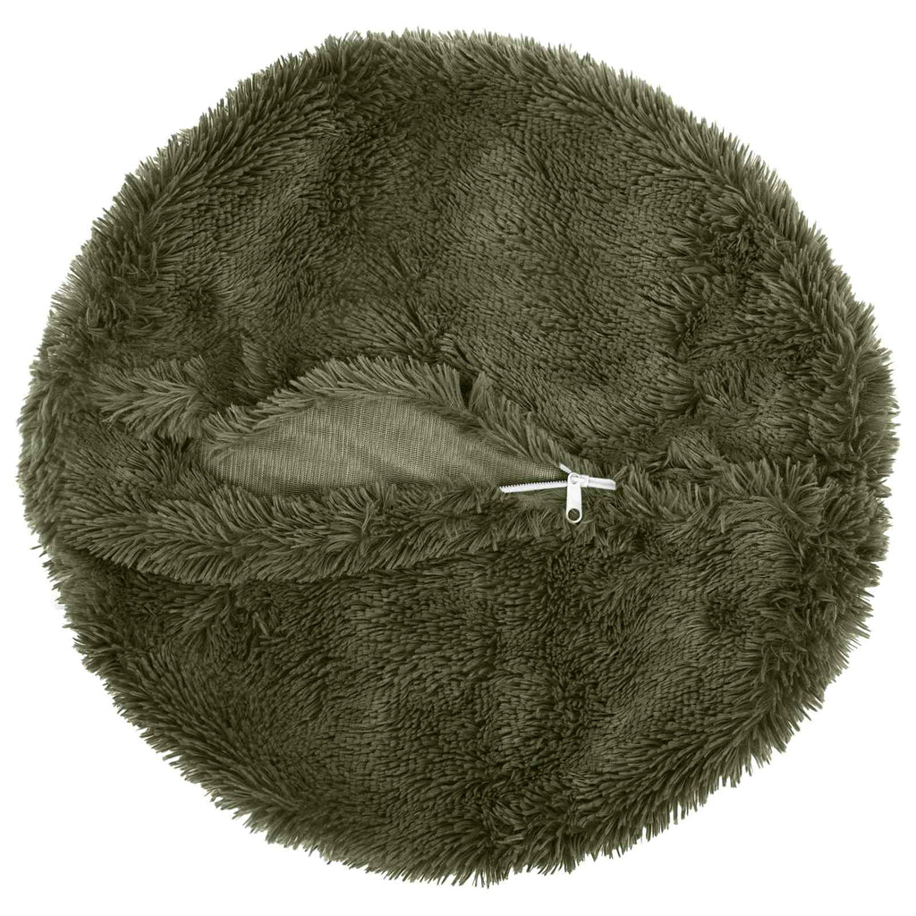 vidaXL Poszewka na poduszkę 2 pcs HEERLEN zielony Ø 50 cm Fleece PV