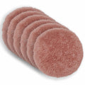 vidaXL Poszewka na poduszkę 6 pcs HEERLEN różowy Ø 50 cm Fleece PV