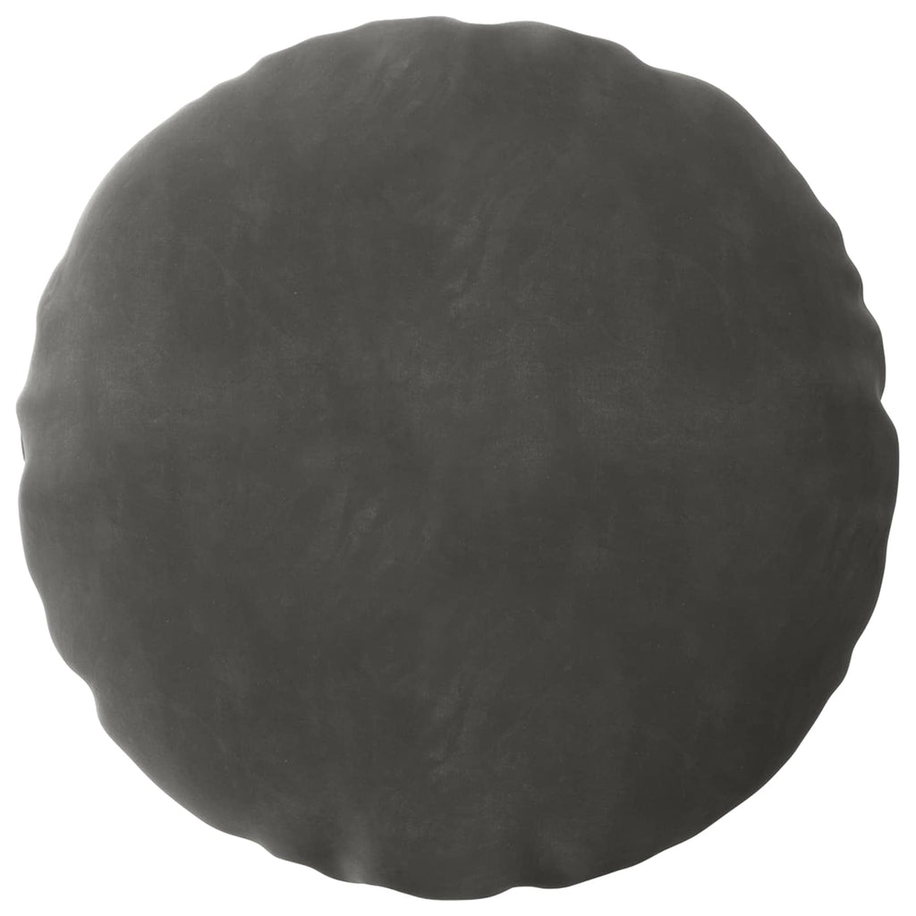 vidaXL Poszewka na poduszkę 6 pcs HEERLEN ciemnoszary Ø 60 cm Welur