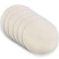 vidaXL Poszewka na poduszkę 6 pcs HEERLEN kremowy Ø 60 cm Bouclé
