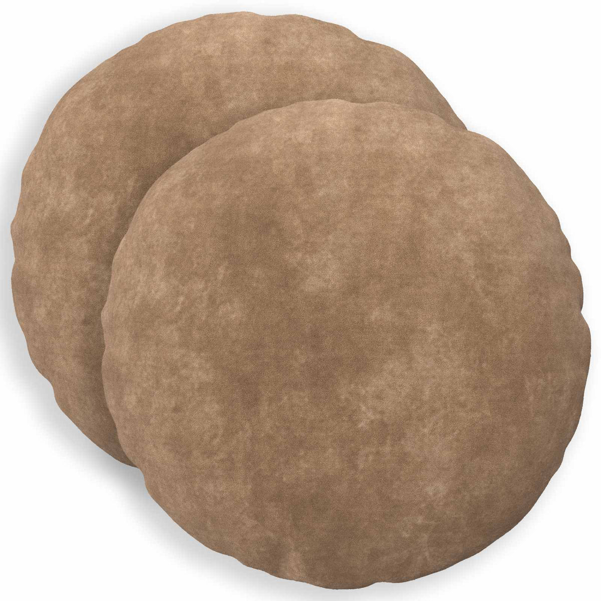 vidaXL Poszewka na poduszkę 2 pcs HEERLEN Ciemnoszary Ø 60 cm