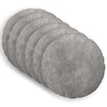 vidaXL Poszewka na poduszkę 6 pcs HEERLEN jasnoszary Ø 60 cm
