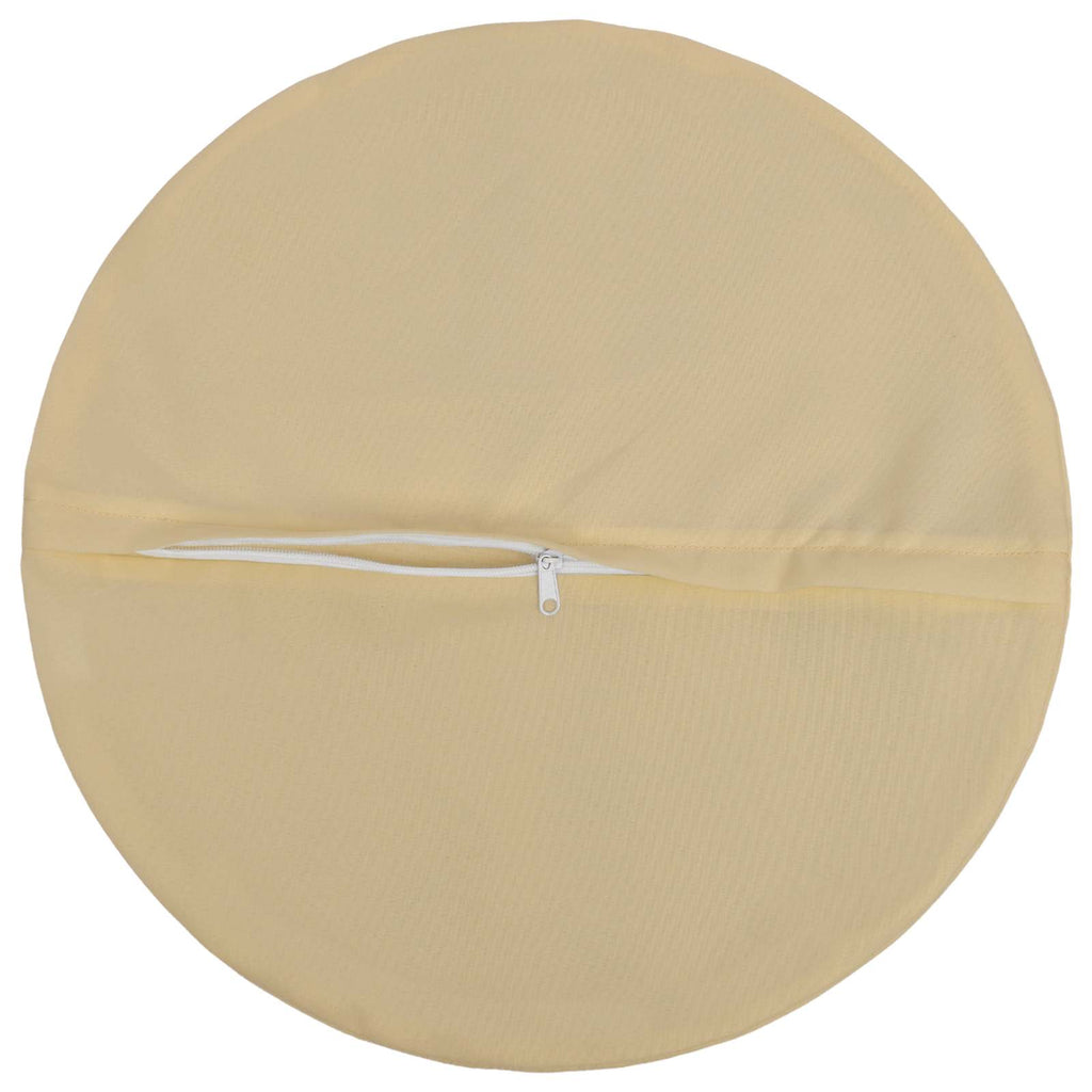 vidaXL Poszewka na poduszkę 2 pcs HEERLEN Beżowy Ø 60 cm Poliester