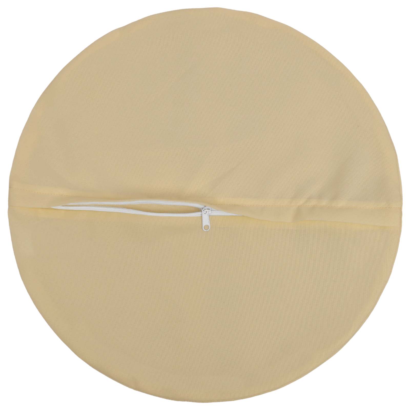 vidaXL Poszewka na poduszkę 2 pcs HEERLEN Beżowy Ø 60 cm Poliester