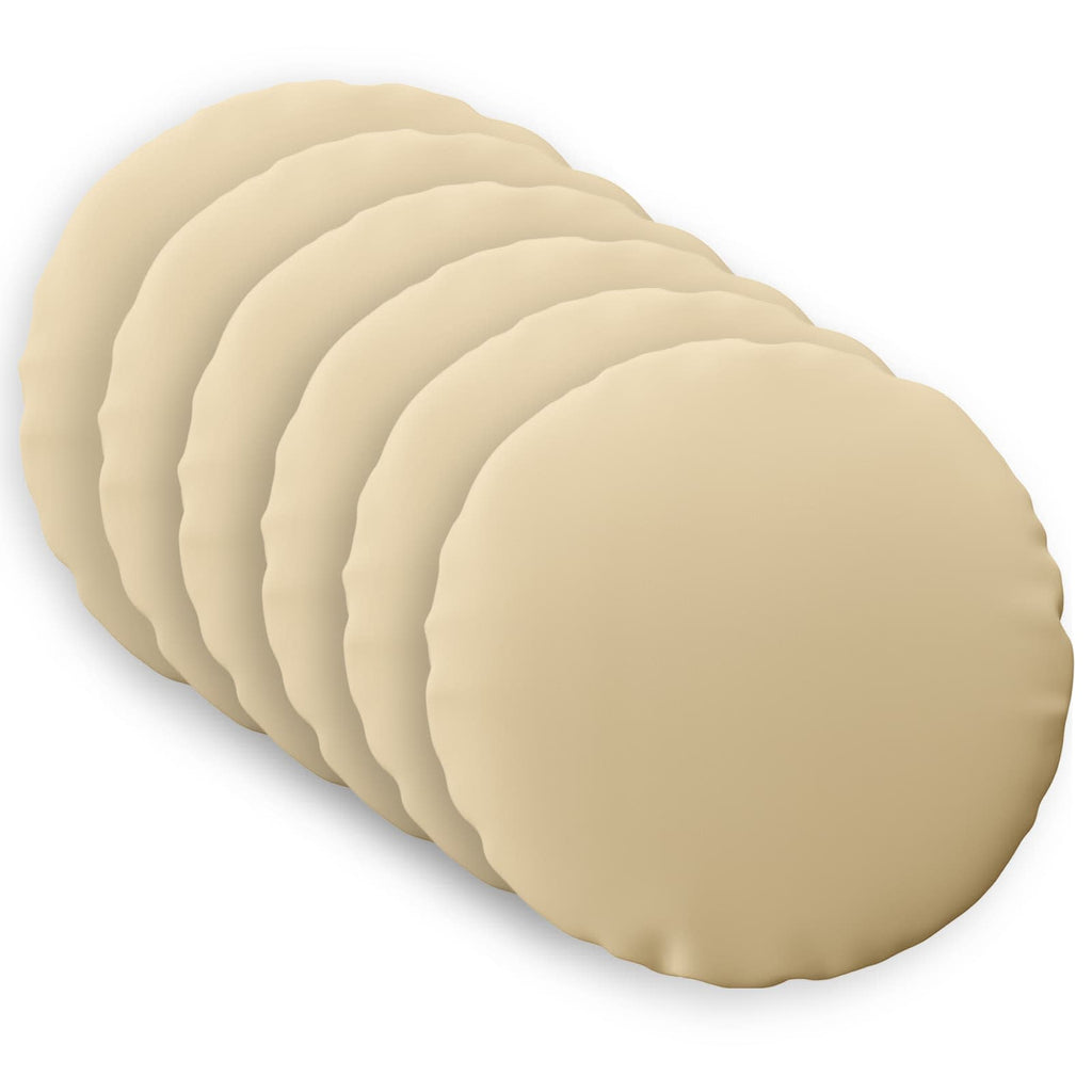 vidaXL Poszewka na poduszkę 6 pcs HEERLEN Beżowy Ø 60 cm Poliester