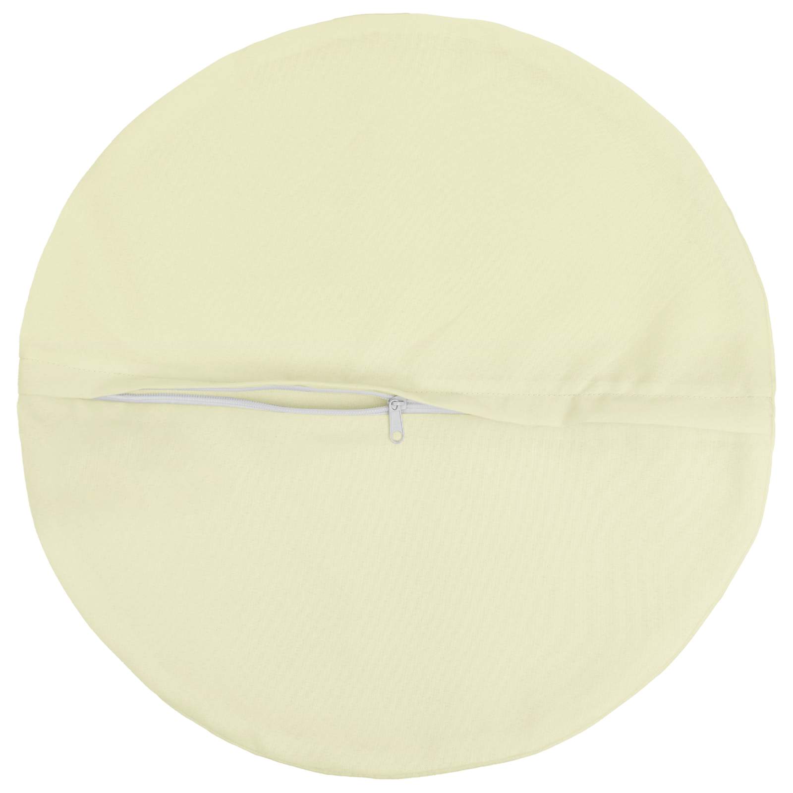 vidaXL Poszewka na poduszkę 6 pcs HEERLEN kremowy Ø 60 cm Poliester