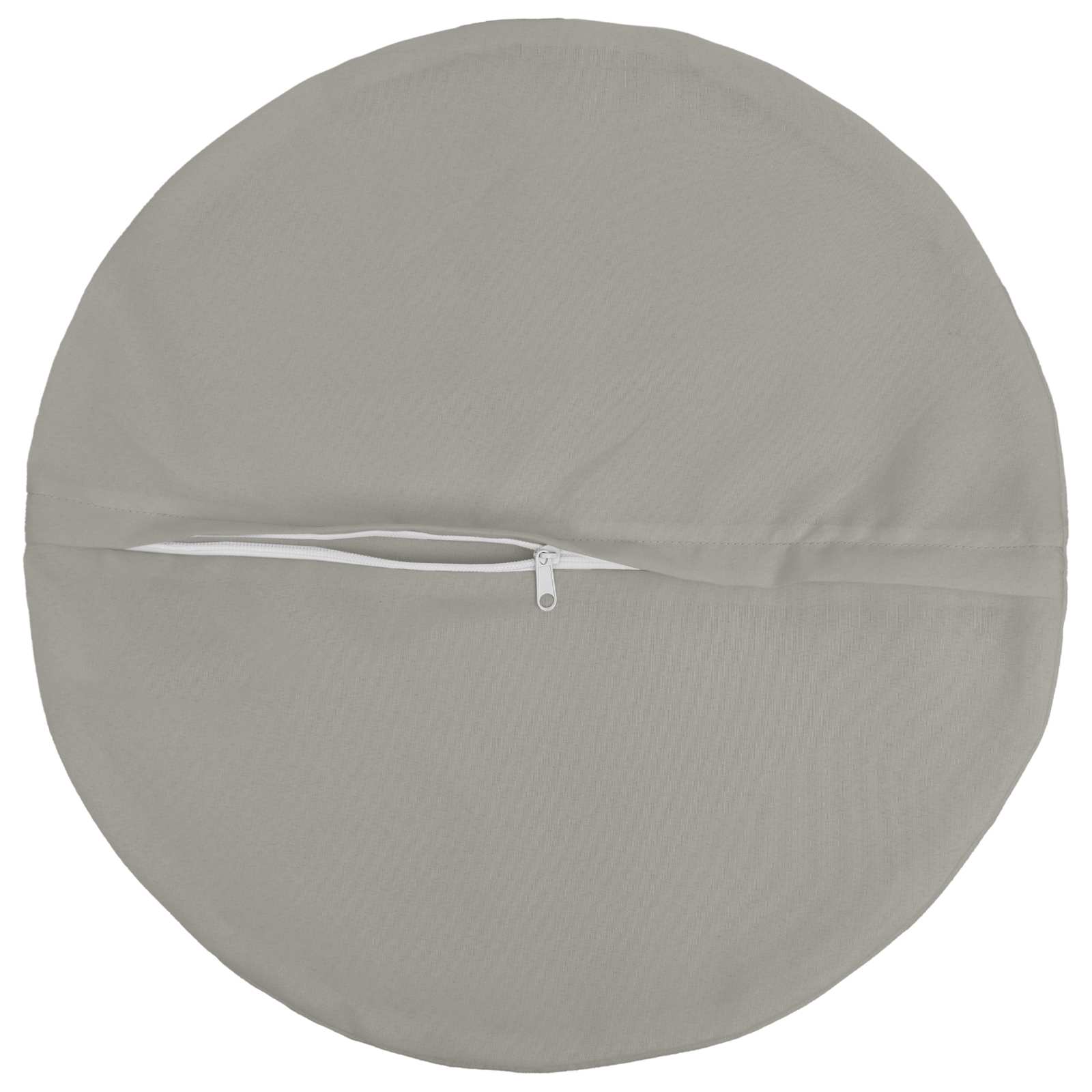 vidaXL Poszewka na poduszkę 6 pcs HEERLEN Szary Ø 60 cm Poliester