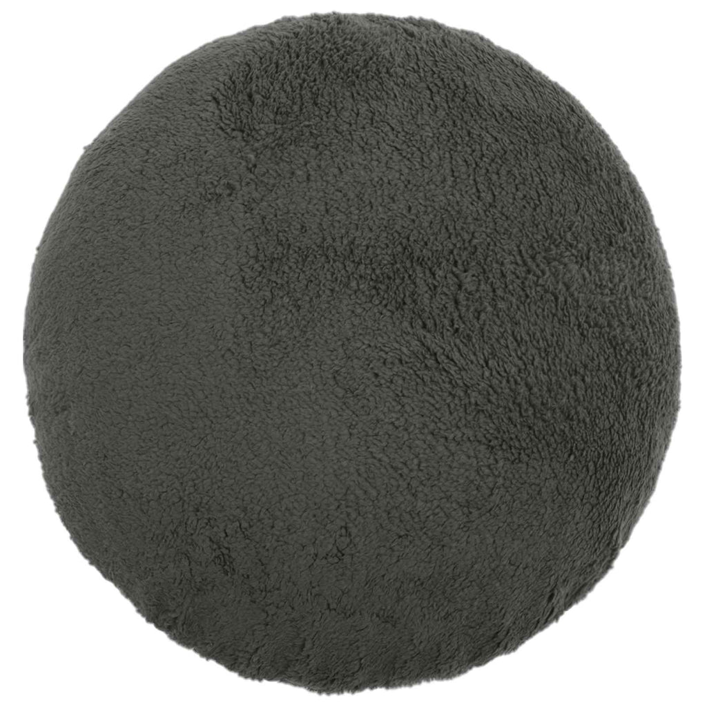 vidaXL Poszewka na poduszkę 6 pcs HEERLEN ciemnoszary Ø 60 cm Bouclé