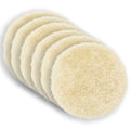 vidaXL Poszewka na poduszkę 6 pcs HEERLEN kremowy Ø 60 cm Fleece PV