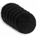vidaXL Poszewka na poduszkę 6 pcs HEERLEN Czarny Ø 60 cm Fleece PV