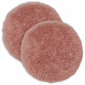 vidaXL Poszewka na poduszkę 2 pcs HEERLEN różowy Ø 60 cm Fleece PV