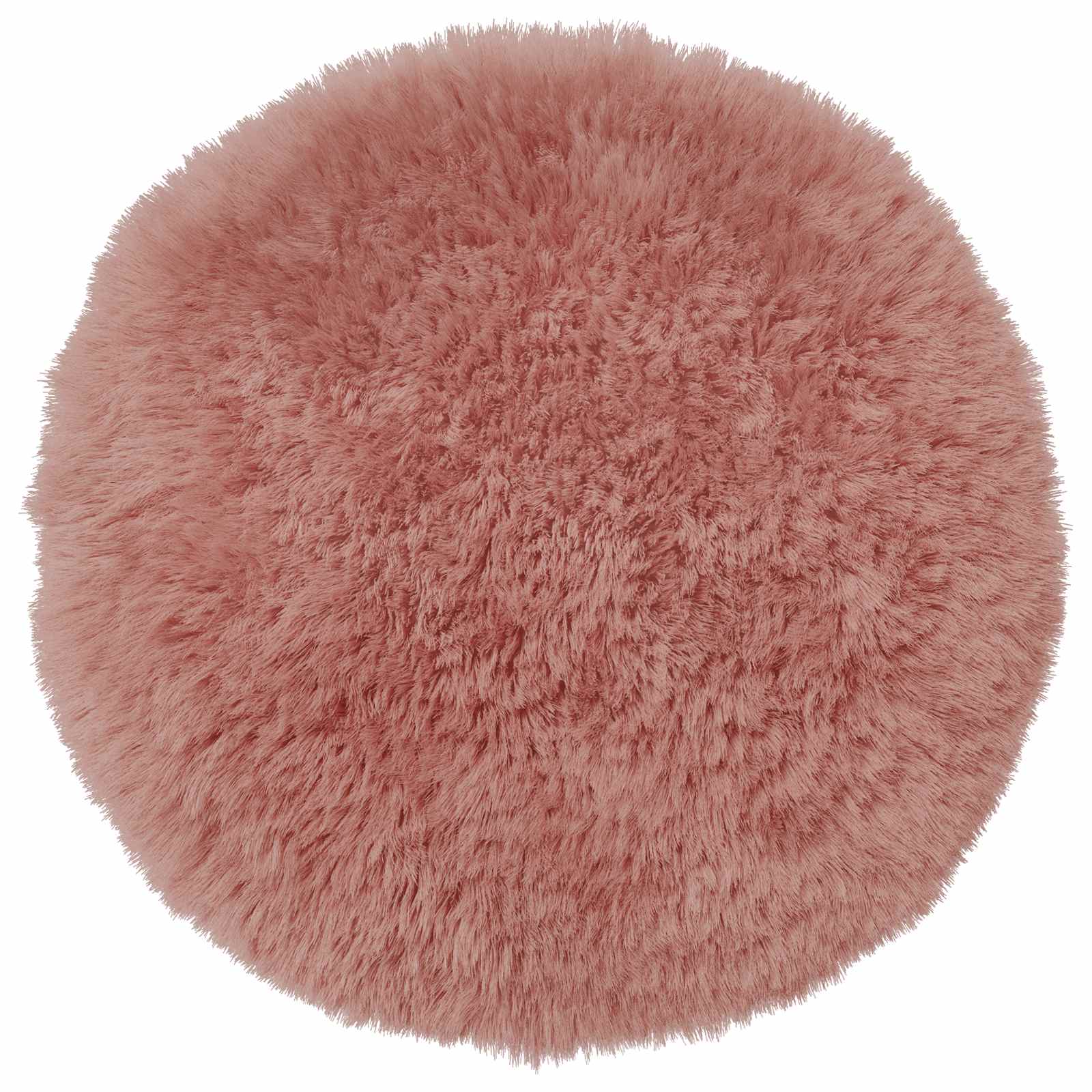 vidaXL Poszewka na poduszkę 2 pcs HEERLEN różowy Ø 60 cm Fleece PV