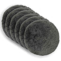 vidaXL Poszewka na poduszkę 6 pcs HEERLEN jasnoszary Ø 60 cm Fleece PV