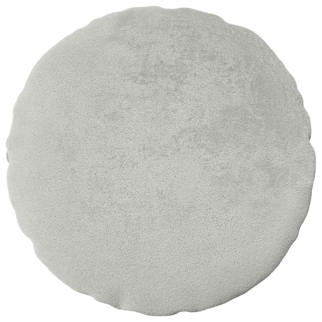 vidaXL Poszewka na poduszkę 2 pcs HEERLEN jasnoszary Ø 60 cm Flanela