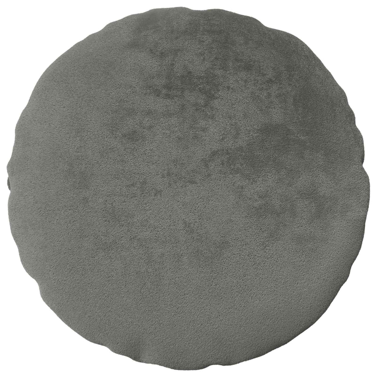 vidaXL Poszewka na poduszkę 2 pcs HEERLEN ciemnoszary Ø 60 cm Flanela
