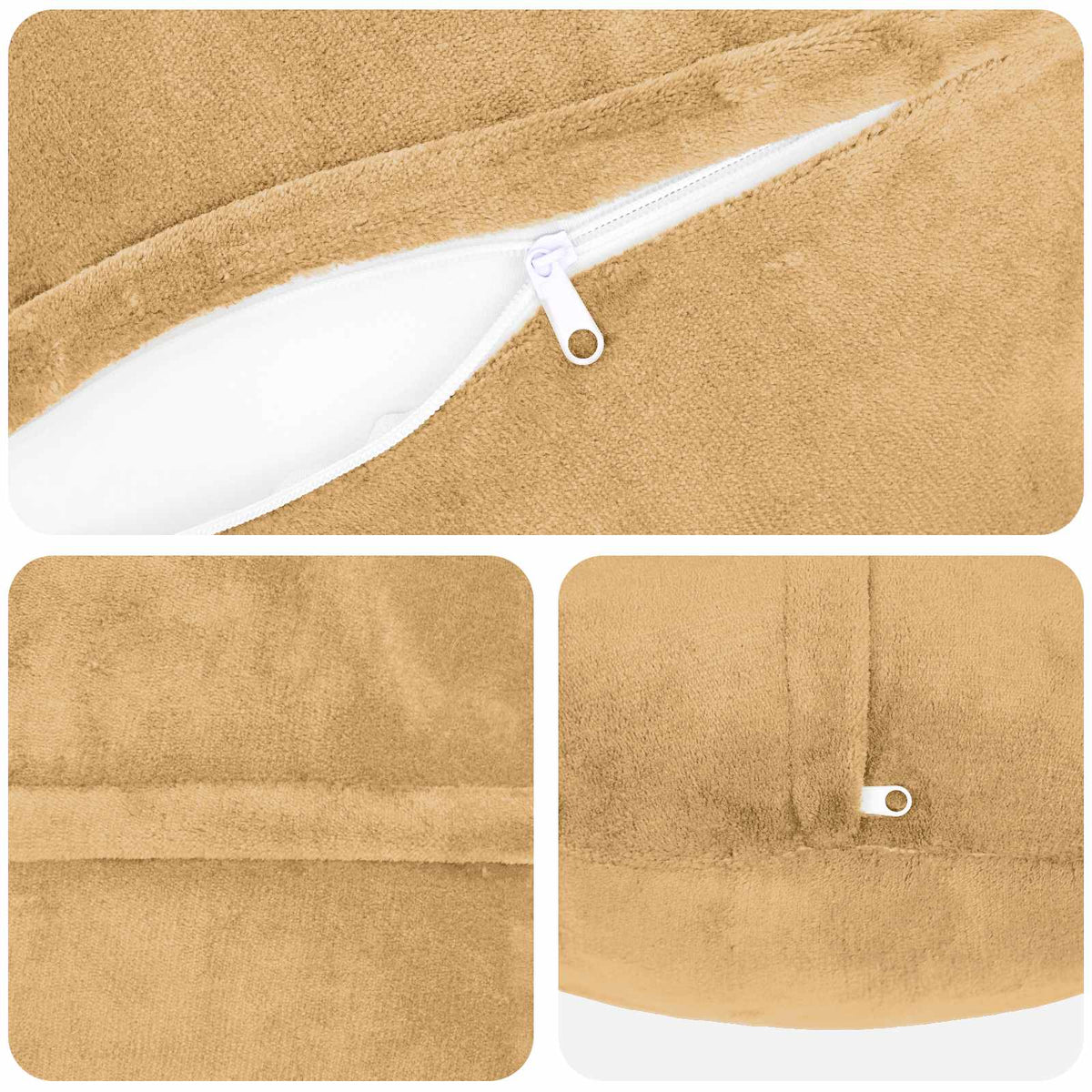 vidaXL Poszewka na poduszkę 2 pcs HEERLEN Ciemnoszary Ø 60 cm Flanela