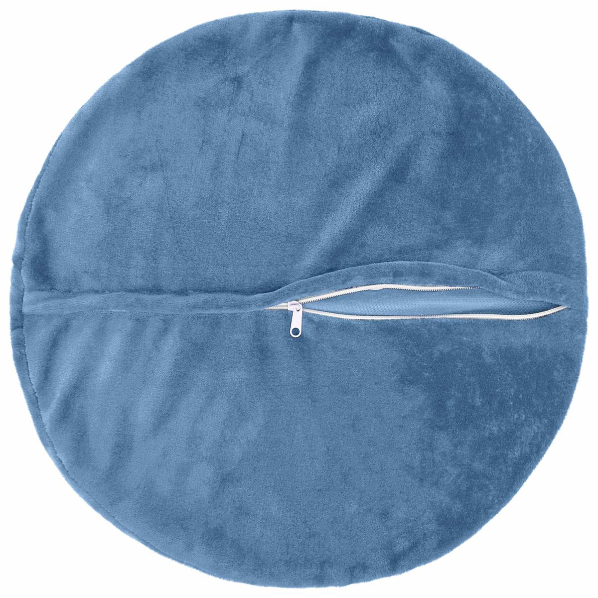 vidaXL Poszewka na poduszkę 2 pcs HEERLEN Jasnoniebieski Ø 60 cm