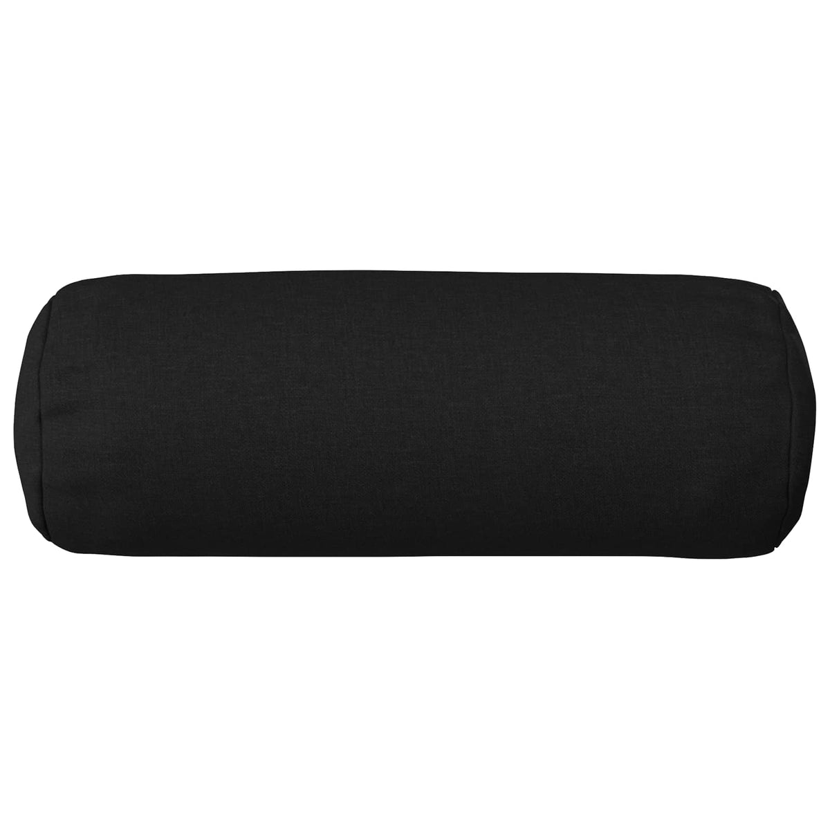 vidaXL Poszewka na poduszkę 2 szt. HEERLEN Czarny Ø 15 x 40 cm tkanina