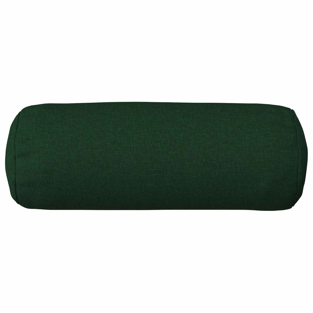 vidaXL Poszewka na poduszkę 2 szt. HEERLEN Ciemnozielony Ø 15 x 40 cm