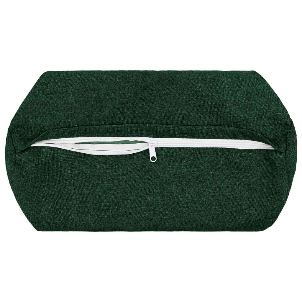 vidaXL Poszewka na poduszkę 6 szt. HEERLEN Ciemnozielony Ø 15 x 40 cm