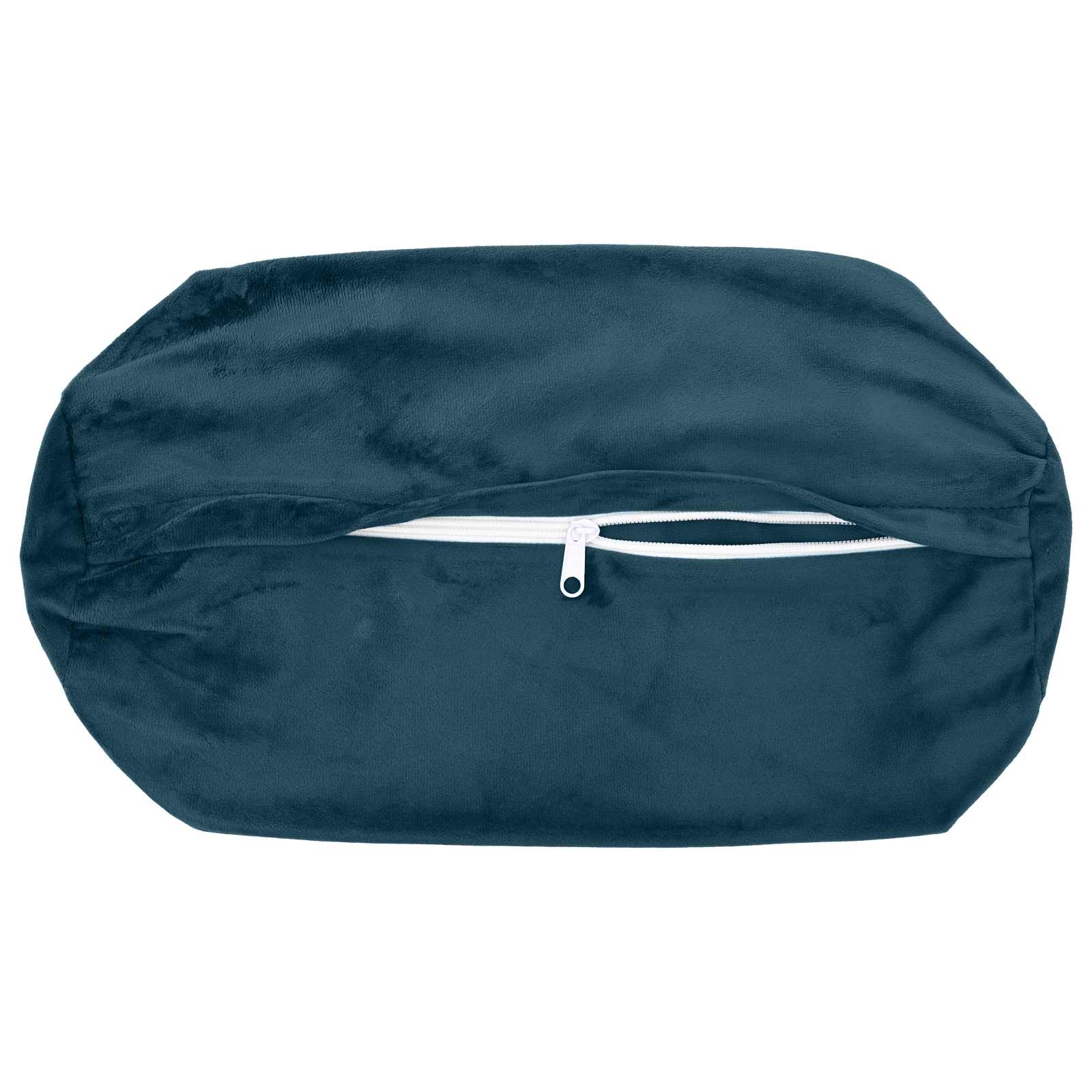 vidaXL Poszewka na poduszkę 2 pcs HEERLEN niebieski Ø 15 x 40 cm Welur