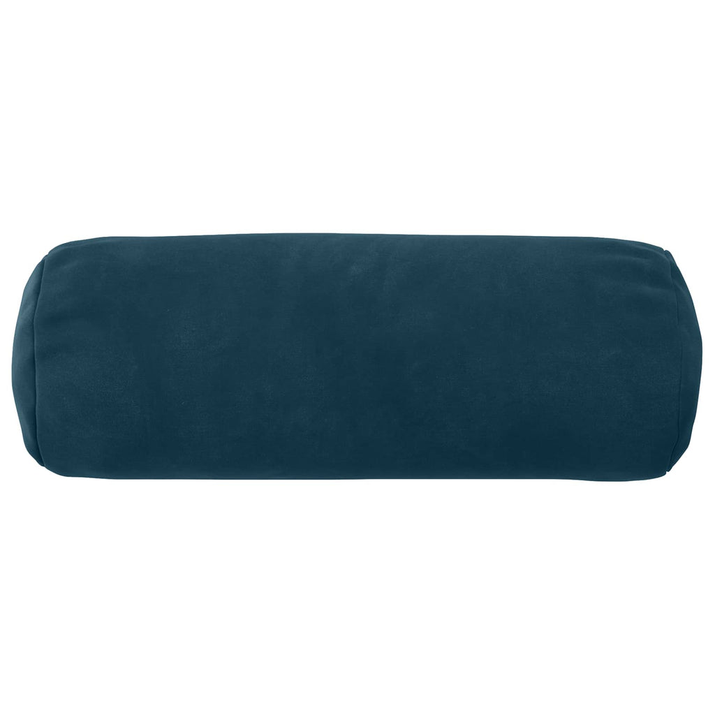 vidaXL Poszewka na poduszkę 2 pcs HEERLEN niebieski Ø 15 x 40 cm Welur