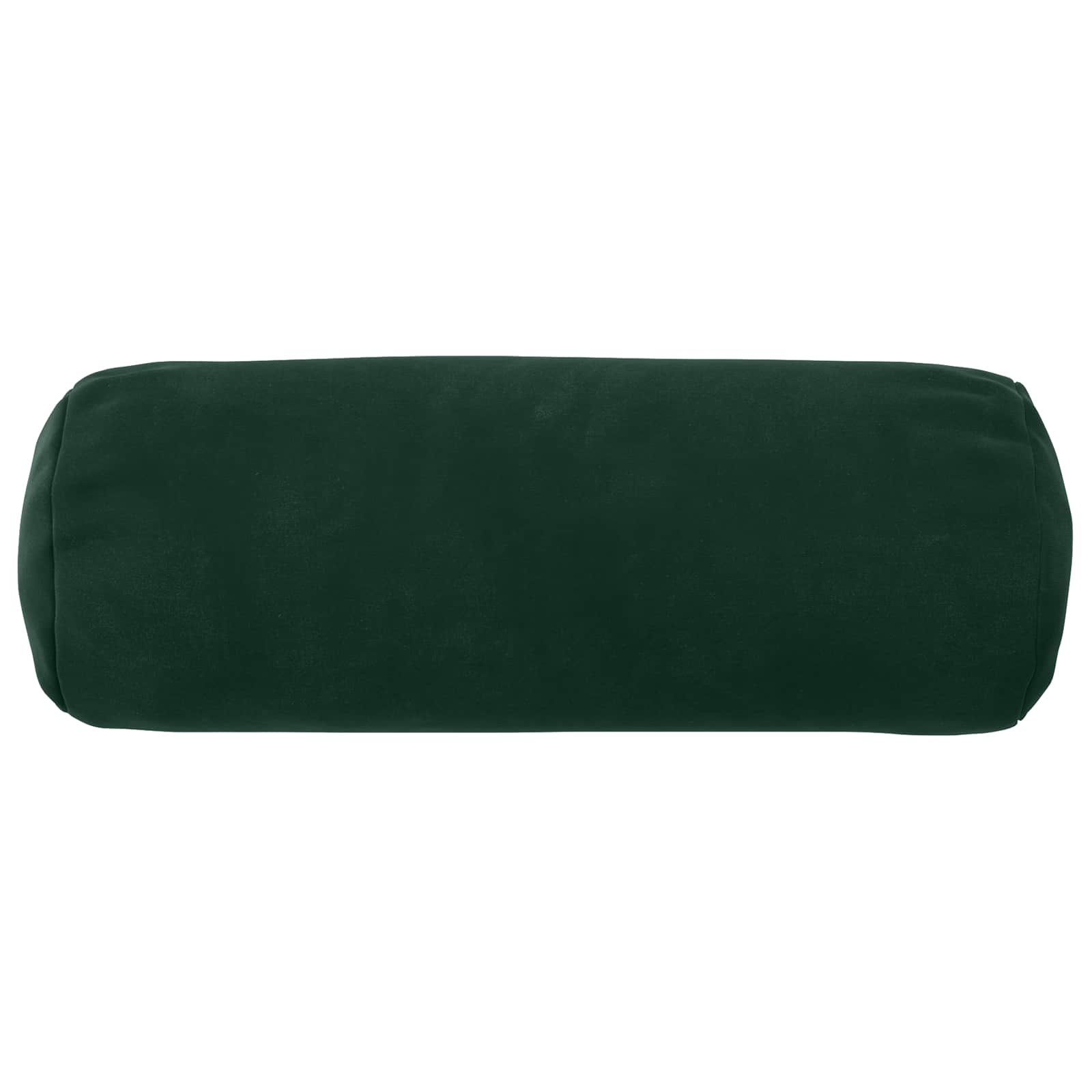vidaXL Poszewka na poduszkę 2 pcs HEERLEN Ciemnozielony Ø 15 x 40 cm