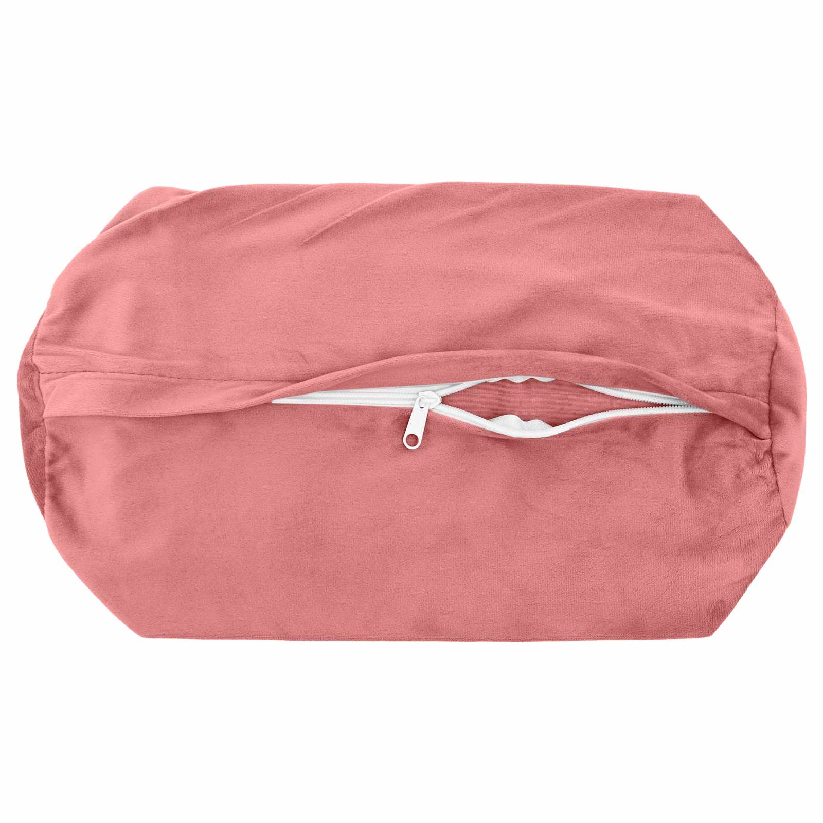 vidaXL Poszewka na poduszkę 2 pcs HEERLEN różowy Ø 15 x 40 cm Welur