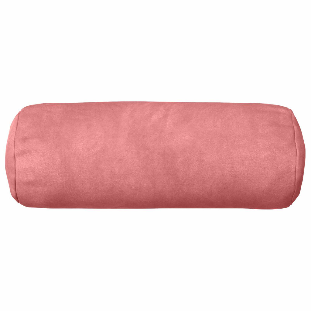 vidaXL Poszewka na poduszkę 2 pcs HEERLEN różowy Ø 15 x 40 cm Welur