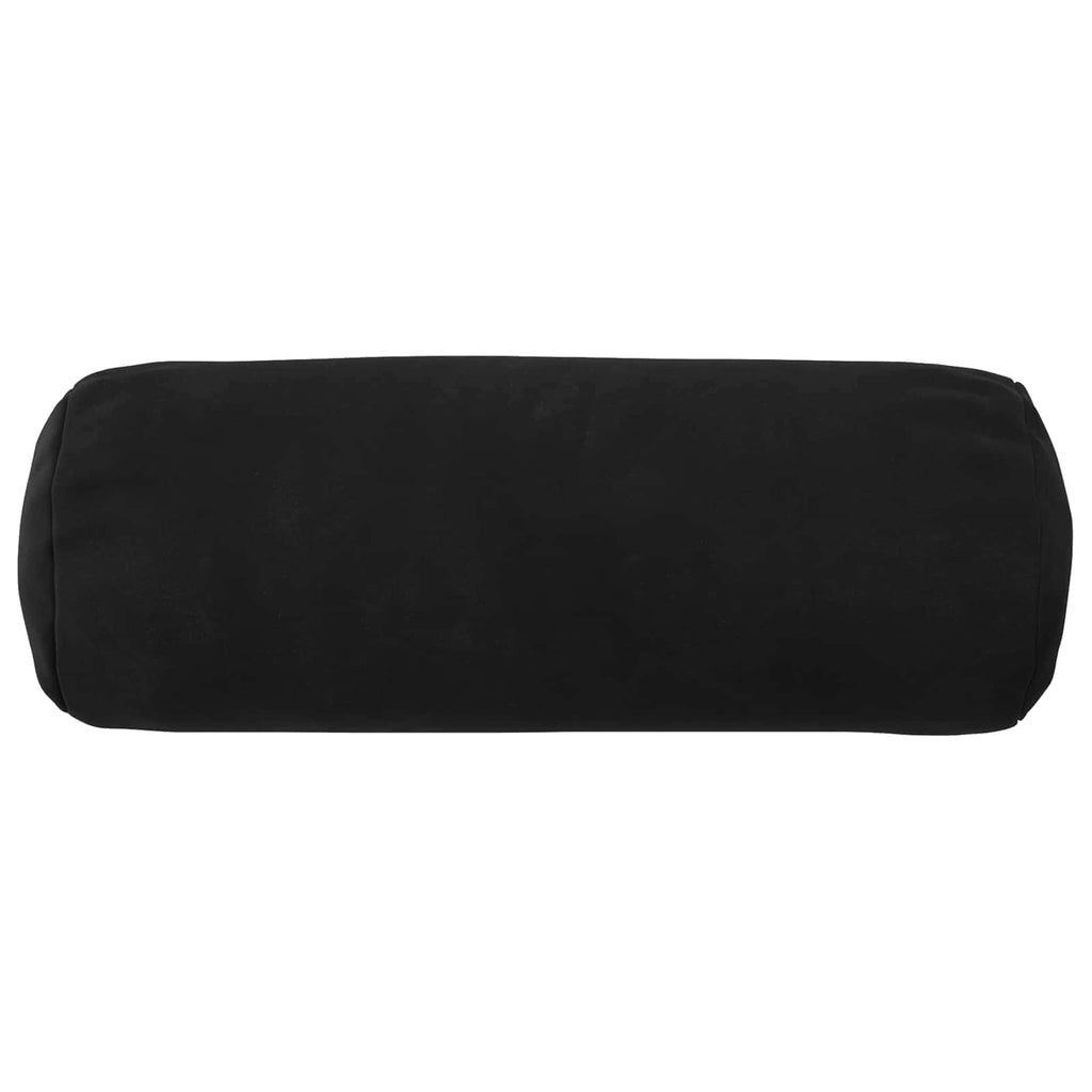 vidaXL Poszewka na poduszkę 2 pcs HEERLEN Czarny Ø 15 x 40 cm Welur