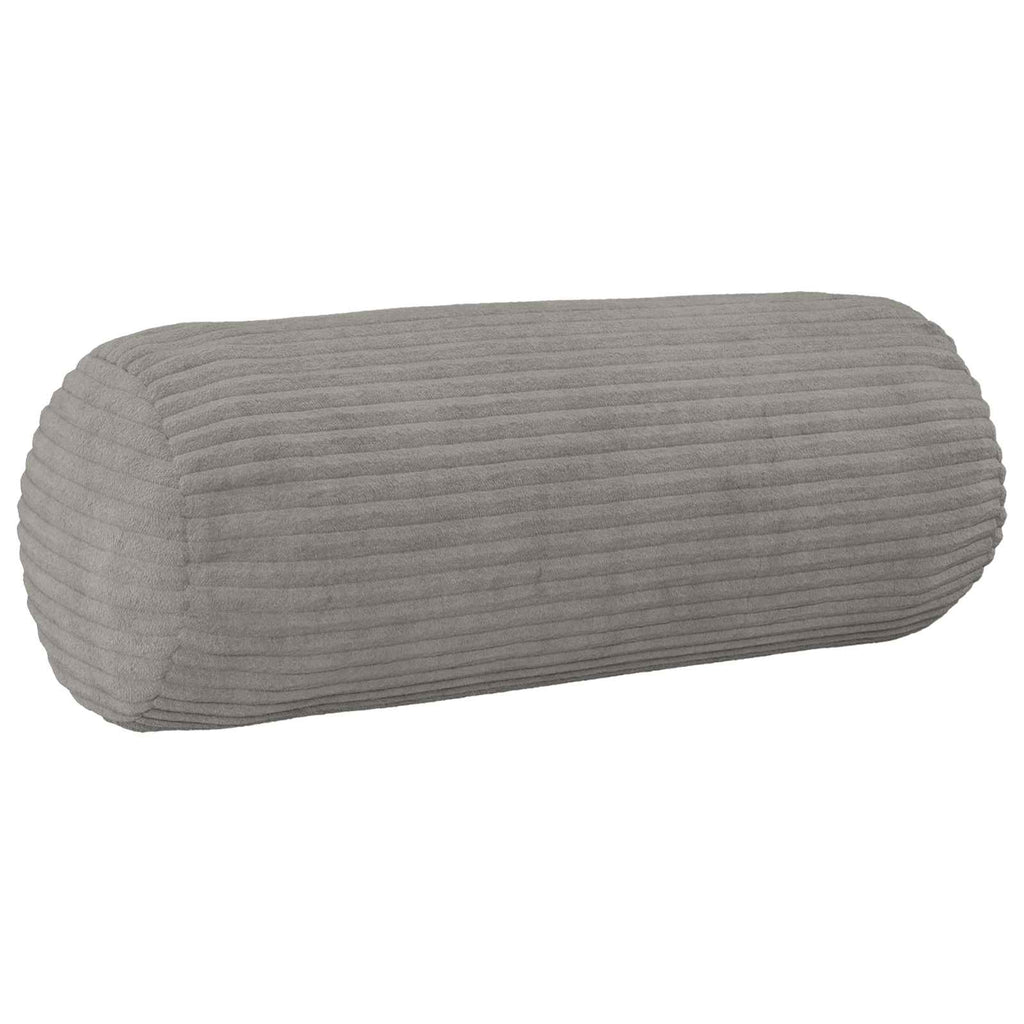 vidaXL Poszewka na poduszkę 2 pcs HEERLEN jasnoszary Ø 15 x 40 cm