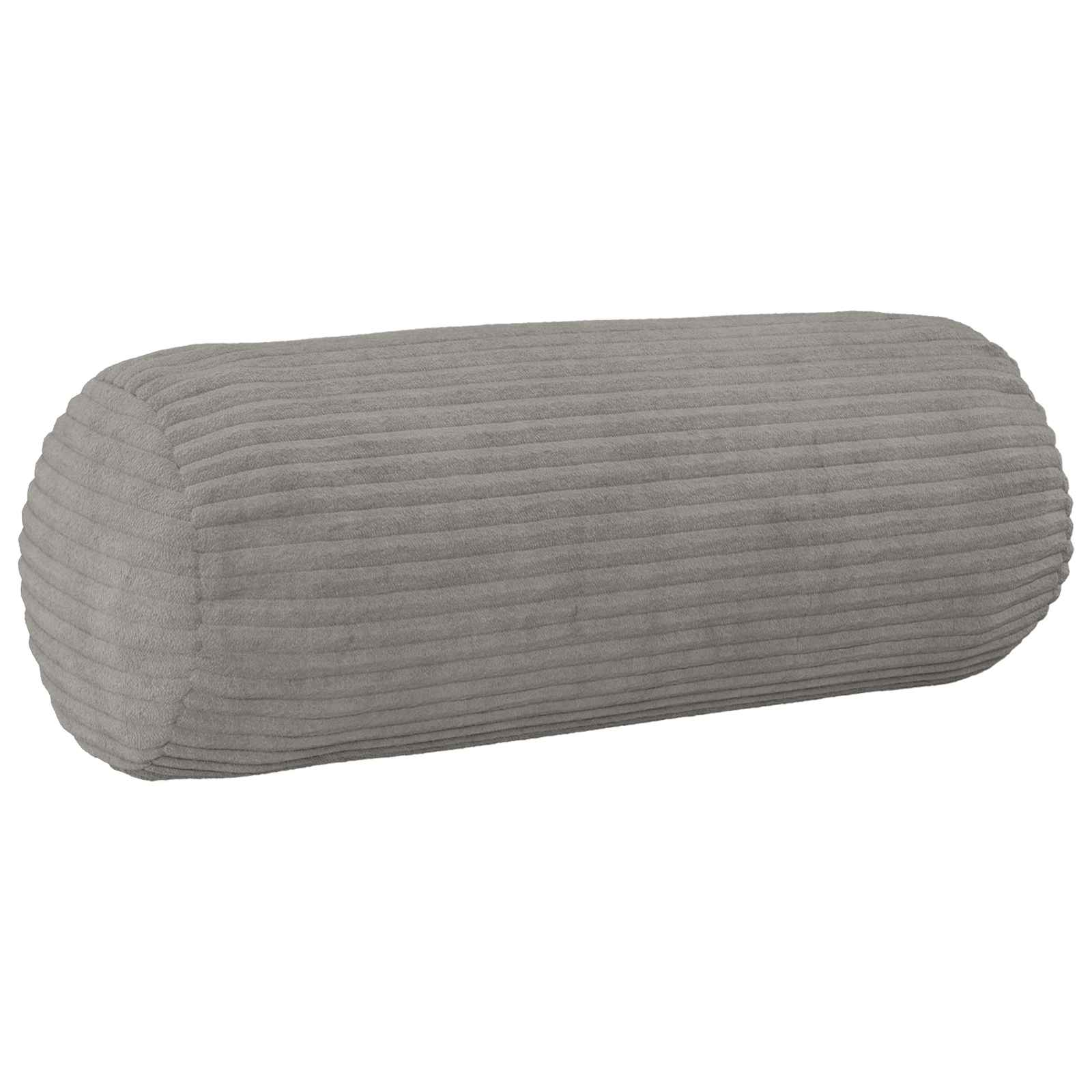 vidaXL Poszewka na poduszkę 2 pcs HEERLEN jasnoszary Ø 15 x 40 cm