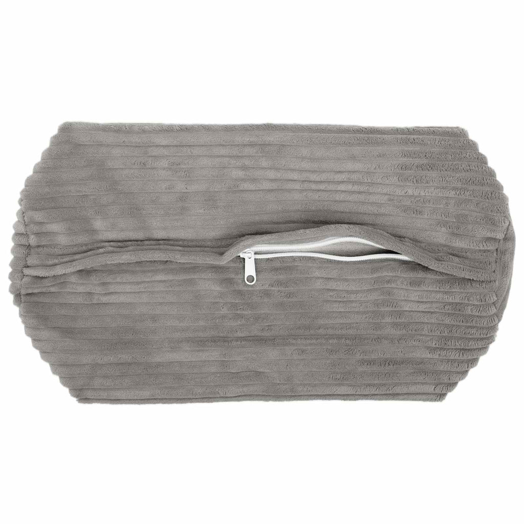 vidaXL Poszewka na poduszkę 6 pcs HEERLEN jasnoszary Ø 15 x 40 cm