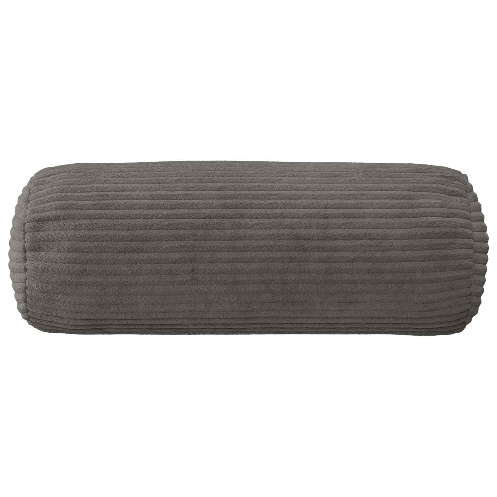 vidaXL Poszewka na poduszkę 6 pcs HEERLEN ciemnoszary Ø 15 x 40 cm