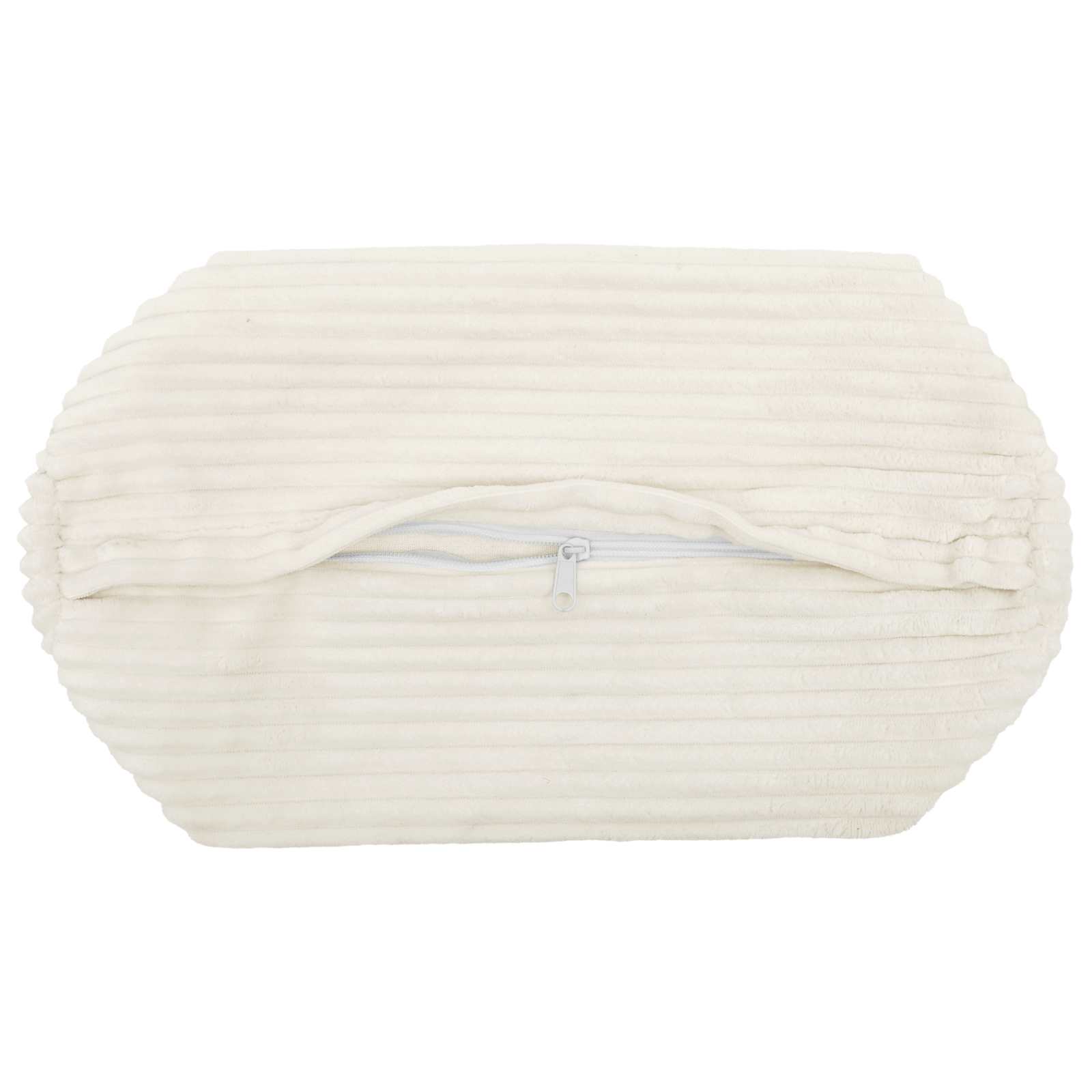 vidaXL Poszewka na poduszkę 2 pcs HEERLEN kremowy Ø 15 x 40 cm sztruks